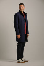 מעיל אלגנטי ארוך במרקם צמרי | קנת קול