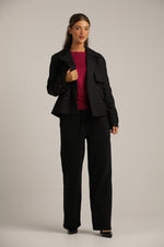 חולצת סריג בגזרת אוברסייז | קנת קול