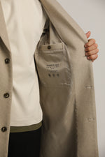 מעיל קלאסי ארוך במראה צמרי | קנת קול