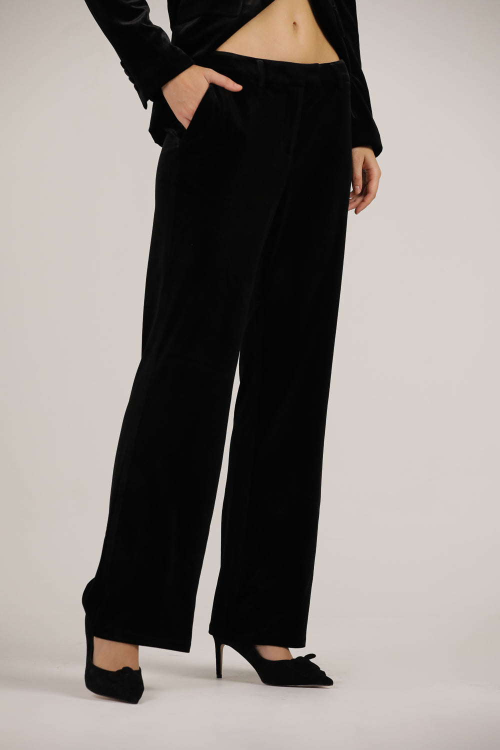 מכנסי קטיפה אלגנטיים בגזרה ישרה | קנת קול