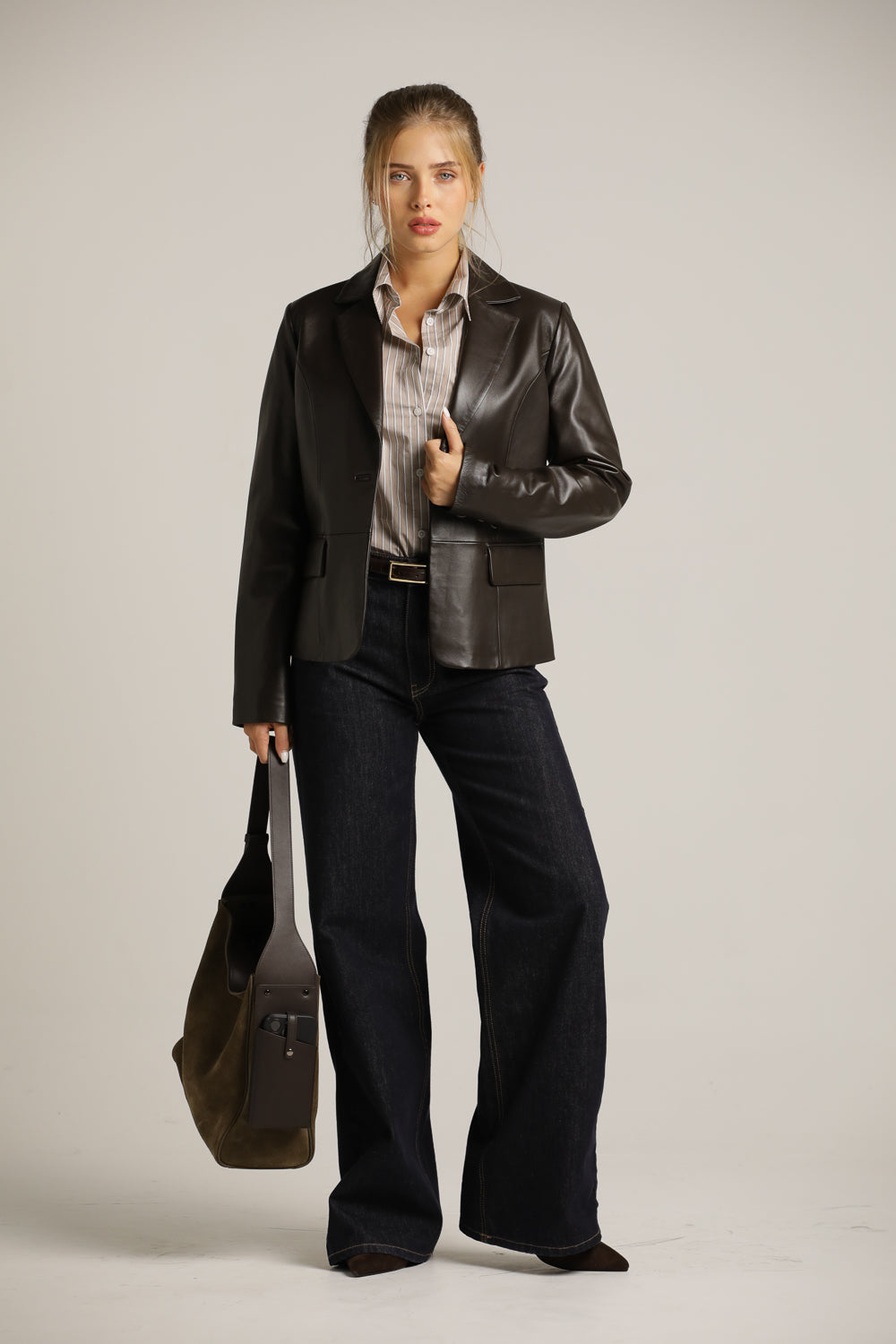 מכנסי ג'ינס בגזרה מתרחבת | קנת קול