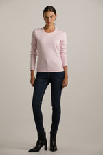 טישירט ארוכה עם צווארון עגול | קנת קול