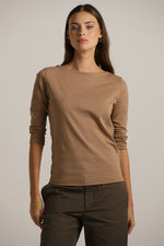 טישירט בייסיק עם שרוולים באורך 3/4 | קנת קול