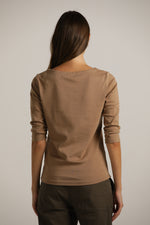 טישירט בייסיק עם שרוולים באורך 3/4 | קנת קול