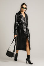 תיק צד מעור עם טקסטורה | קנת קול 