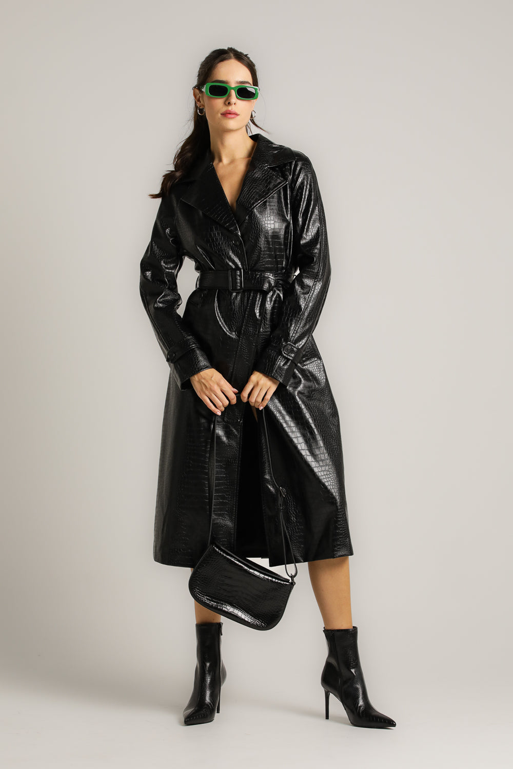 מגפוני עקב בעיצוב קרוקודיל | קנת קול