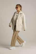 מכנסיים בגזרה ישרה עם מכפלת | קנת קול