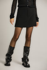 מגפי דמוי עור שחורים לנשים | קנת קול