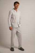 סט פיג'מה מכופתרת ארוכה | קנת קול