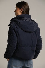 מעיל פוך קצר עם כובע נשלף | קנת קול