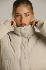 מעיל פוך קצר עם צווארון גבוה | קנת קול