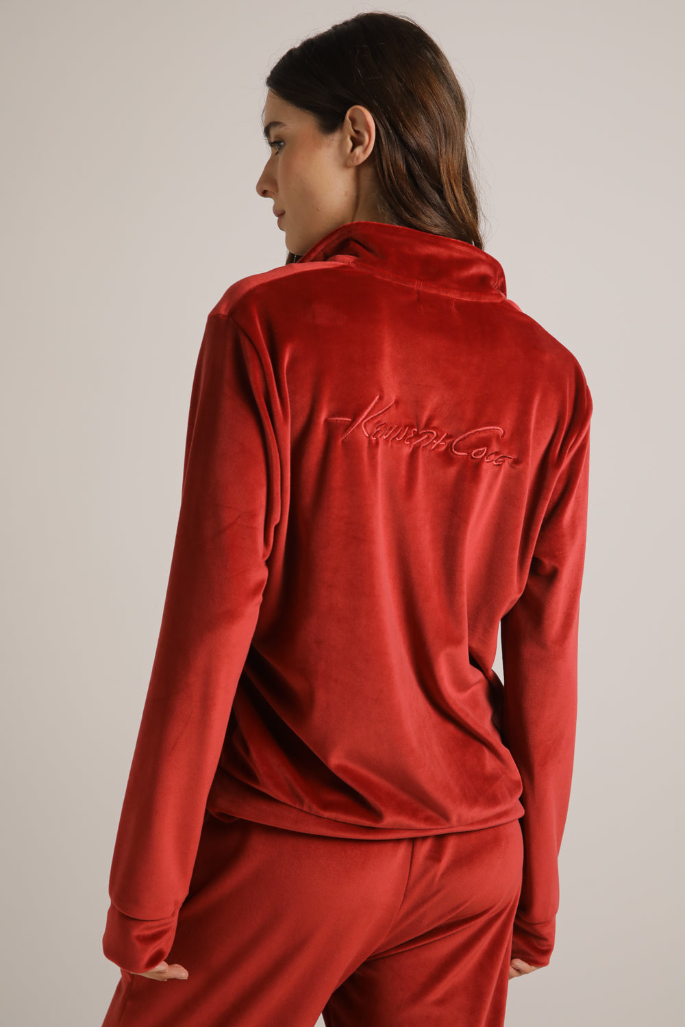 סווטשירט קטיפה עם צווארון | קנת קול