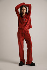 סווטשירט קטיפה עם צווארון | קנת קול