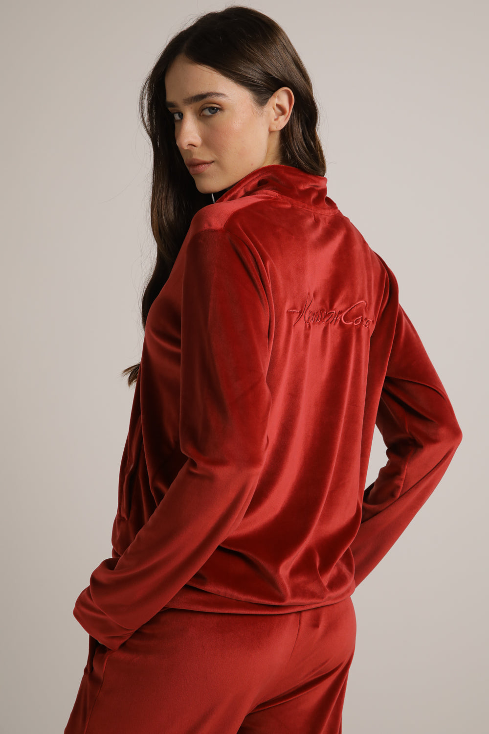סווטשירט קטיפה עם צווארון | קנת קול