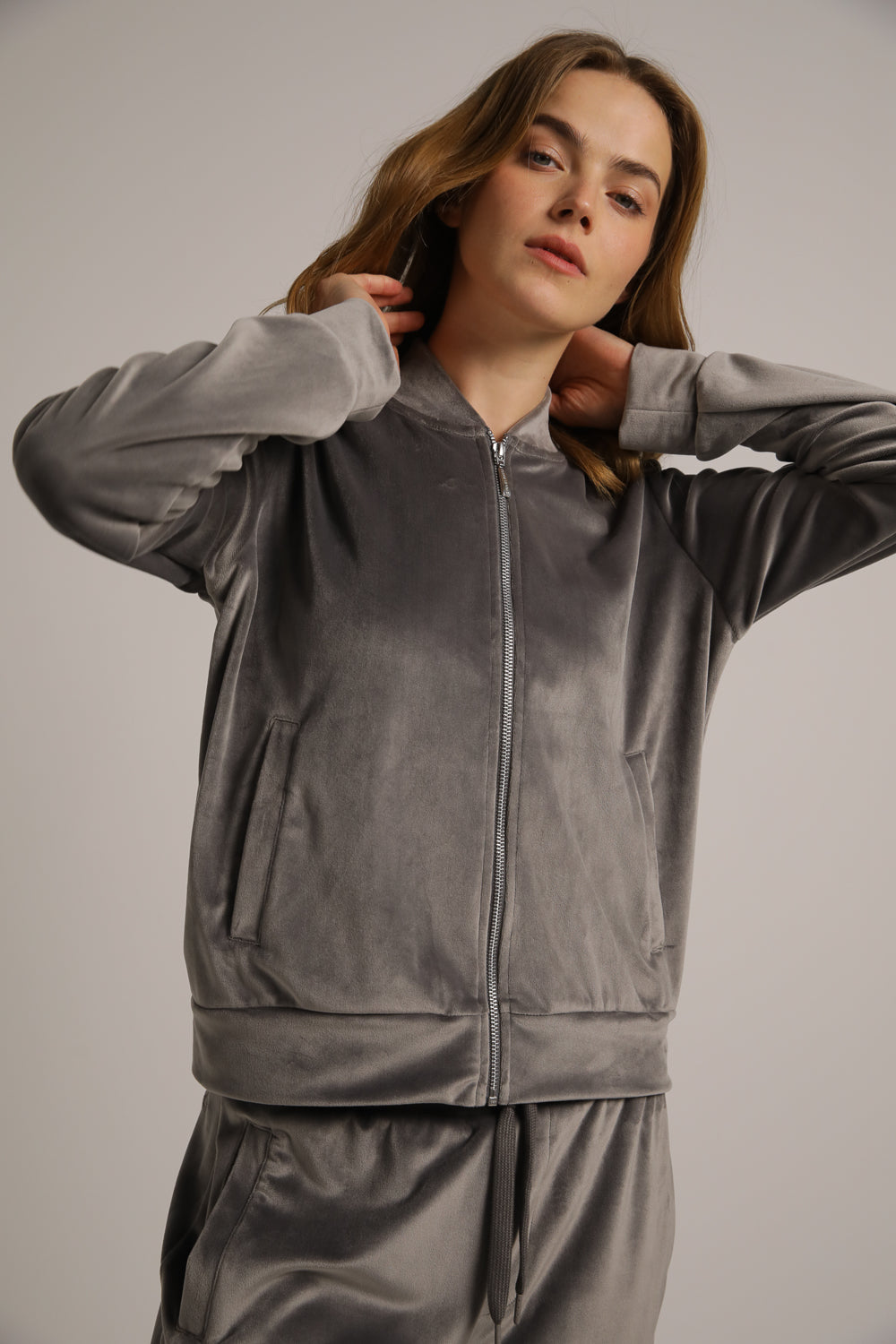 סווטשירט קטיפה בסגנון בלוזון | קנת קול