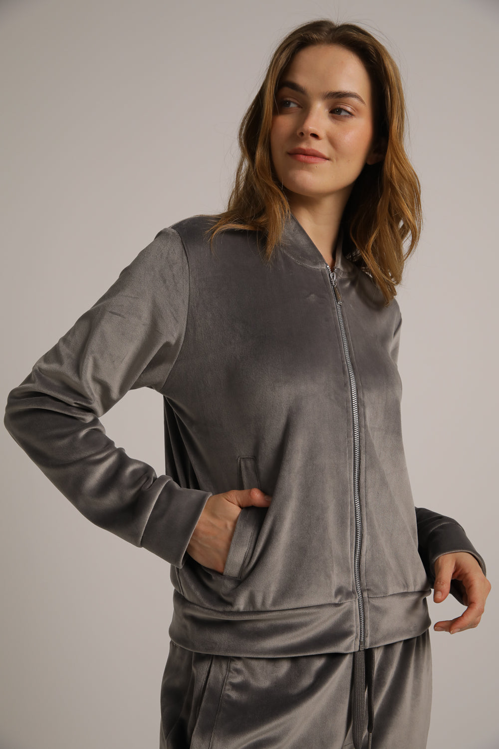 סווטשירט קטיפה בסגנון בלוזון | קנת קול