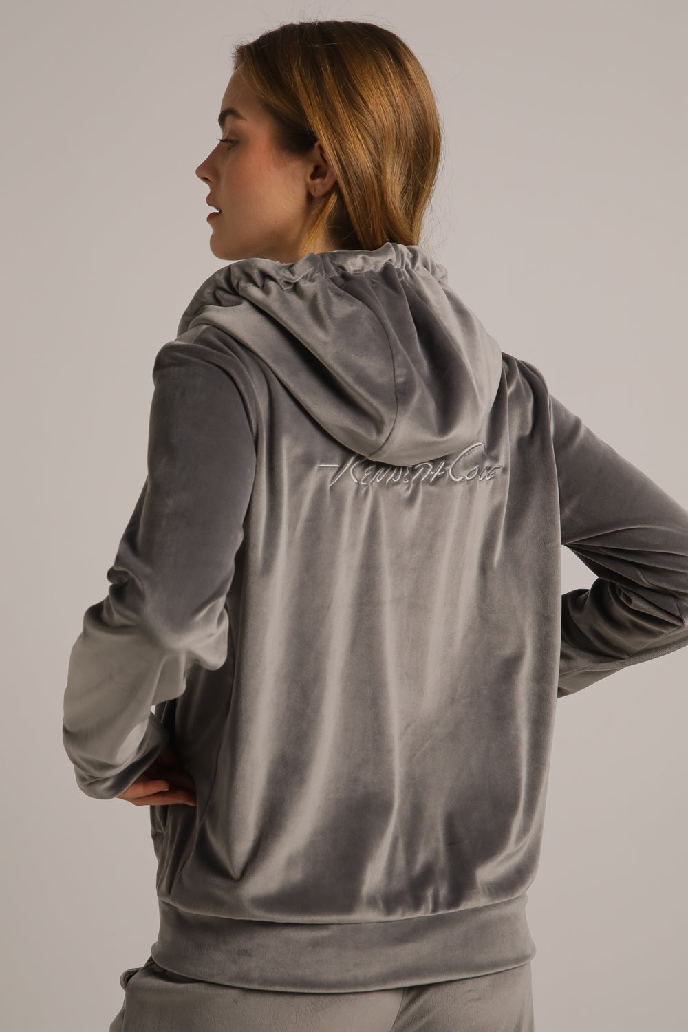 סווטשירט קטיפה עם רוכסן | קנת קול