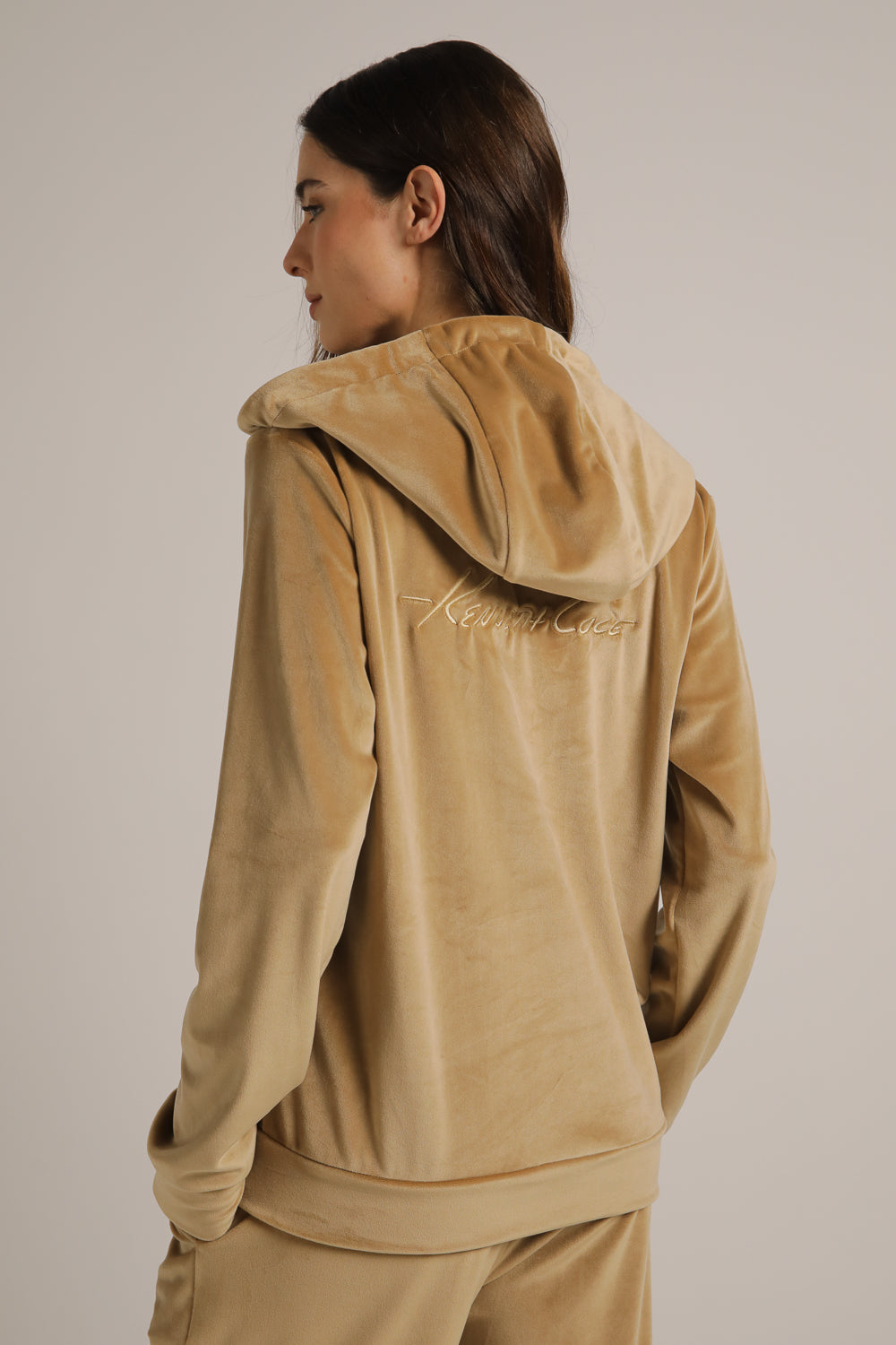 סווטשירט קטיפה עם רוכסן | קנת קול