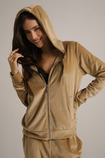 סווטשירט קטיפה עם רוכסן | קנת קול