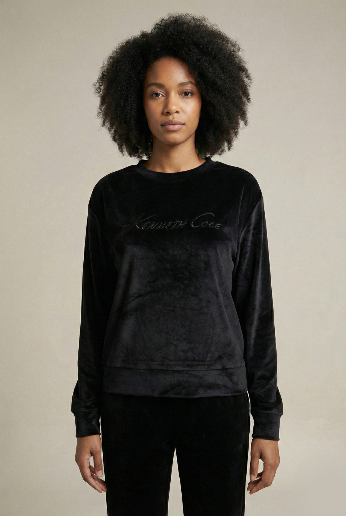 סווטשירט אוברסייז קטיפה | קנת קול