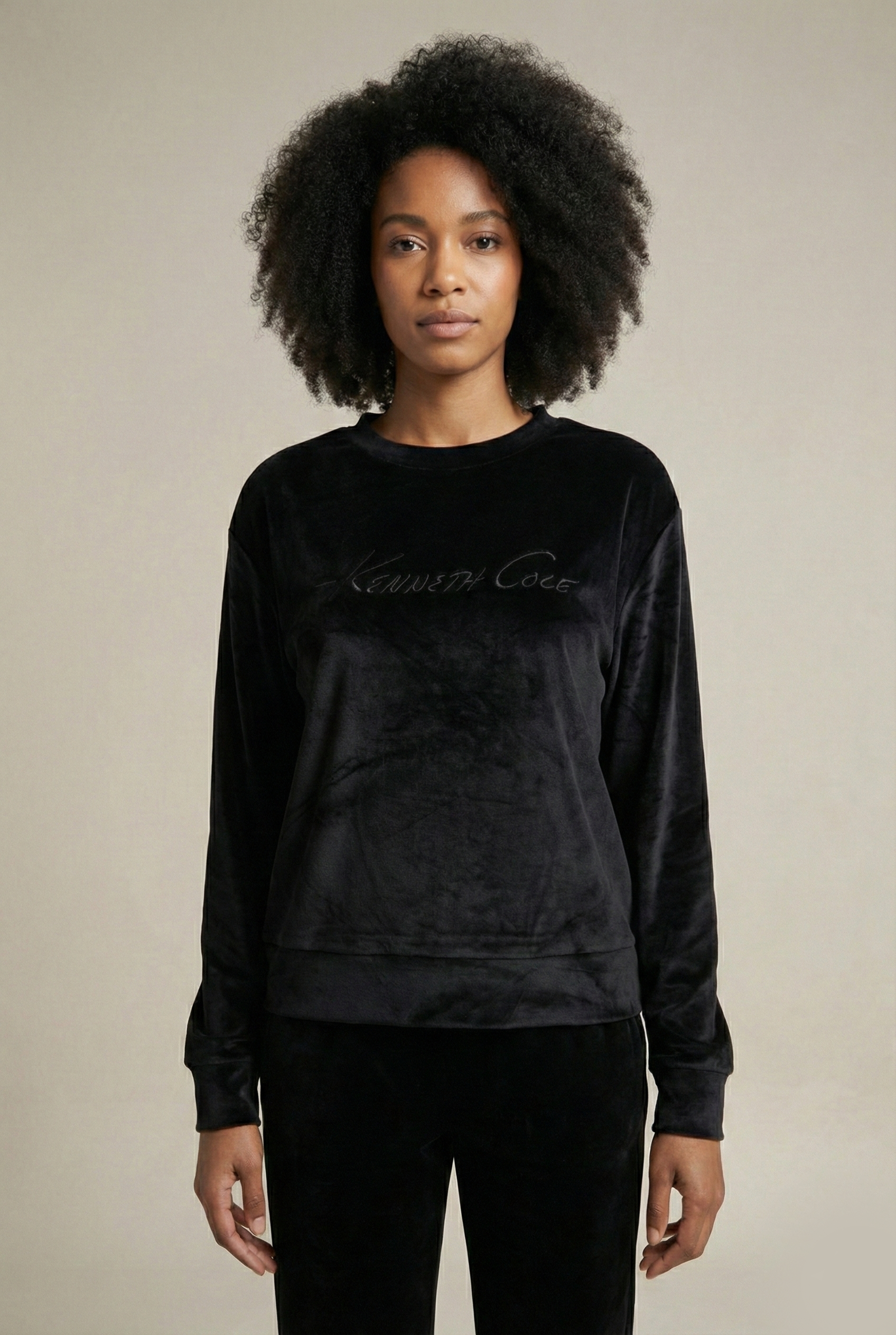 סווטשירט אוברסייז קטיפה | קנת קול