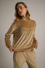 סווטשירט אוברסייז קטיפה | קנת קול