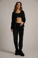 מכנסי טרנינג קטיפה בגזרה ישרה | קנת קול