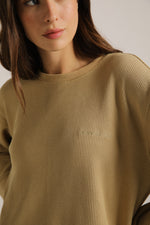 סווטשירט וואפל בגזרת אוברסייז | קנת קול