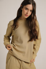 סווטשירט וואפל בגזרת אוברסייז | קנת קול