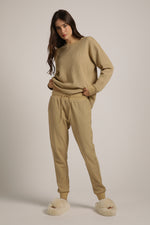 מכנסי ג'וגר בסריגת וואפל | קנת קול