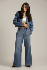 מכנסי ג'ינס בגזרה רחבה | קנת קול 