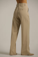 מכנסיים בגזרה ישרה וגבוהה | קנת קול