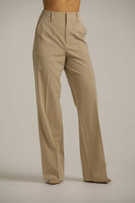 מכנסיים בגזרה ישרה וגבוהה | קנת קול