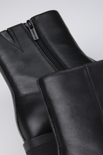 מגפוני עור לנשים בצבע שחור | קנת קול