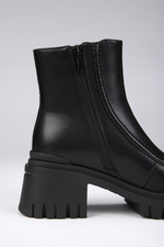 מגפוני עור עם סוליה עבה לנשים | קנת קול