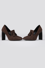 נעלי עקב עם פרנזים לנשים | קנת קול