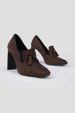 נעלי עקב עם פרנזים לנשים | קנת קול