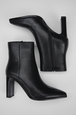 מגפוני עקב בצבע שחור לנשים | קנת קול