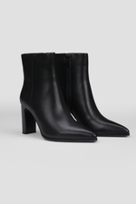 מגפוני עקב בצבע שחור לנשים | קנת קול