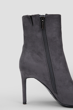 מגפוני עקב אלגנטיים בצבע אפור | קנת קול