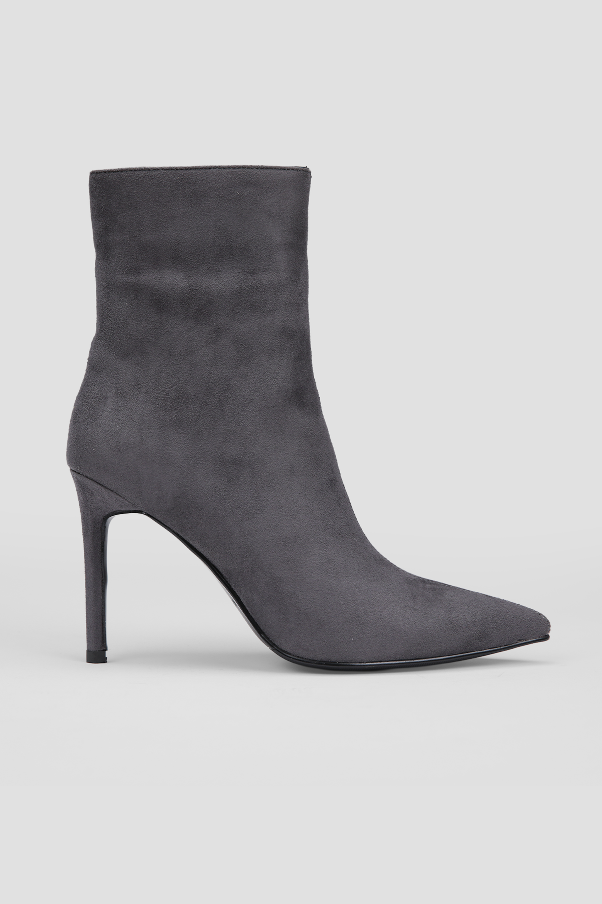 מגפוני עקב אלגנטיים בצבע אפור | קנת קול