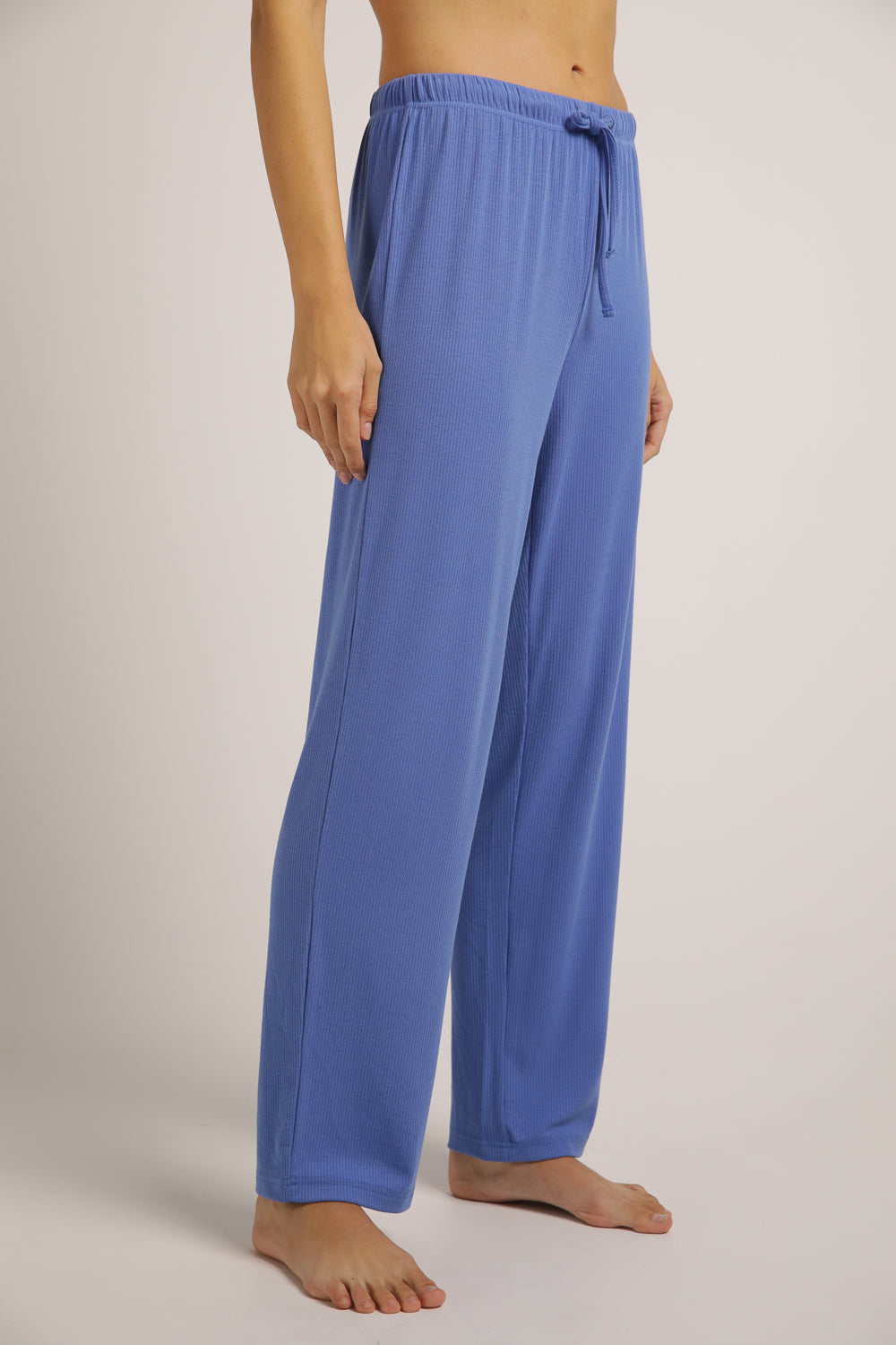 סט פיג'מה ארוך מבד ריב | קנת קול