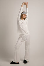 פיג'מת פולו ארוכה מריב רך | קנת קול