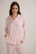 פיג'מת פולו ארוכה מריב רך | קנת קול