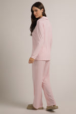 פיג'מת פולו ארוכה מריב רך | קנת קול