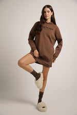 שמלת אינטרלוק עם קפוצ'ון | קנת קול