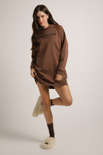 שמלת אינטרלוק עם קפוצ'ון | קנת קול