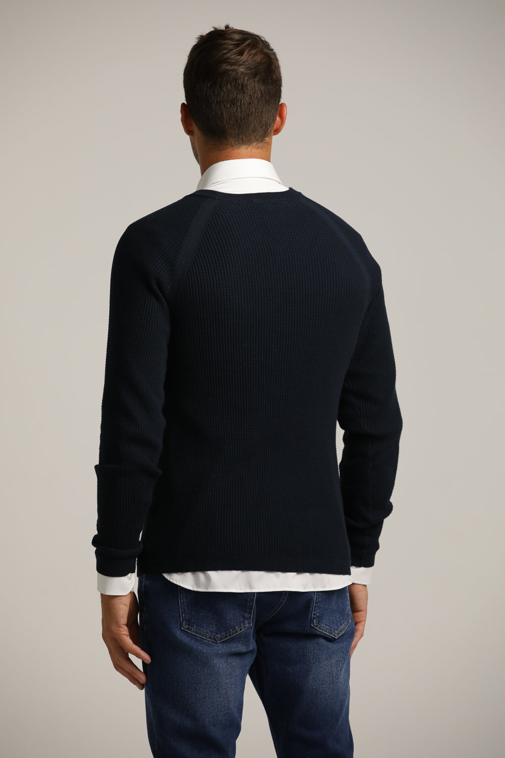 סריג רגלן דק בטקסטורת וואפל | קנת קול