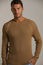 סריג רגלן דק בטקסטורת וואפל | קנת קול