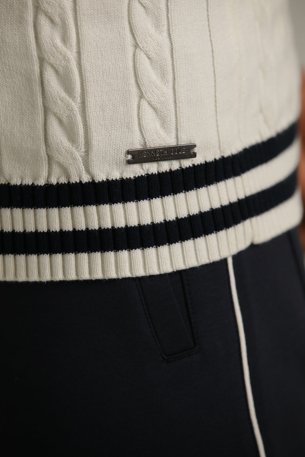 סריג בעיצוב טקסטורת צמות | קנת קול